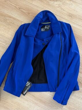 Fox Royal Blue Active Pullover with Neon Accent